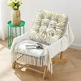 thumbnail image 2 of Cosmic Meditation Cushion Fluffy Floor Pillow with Golden Celestial Design for Yoga & Spiritual Practice, 2 of 7