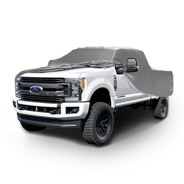 Weatherproof Truck Cover Compatible with 2022-2022 Ford F-250 SuperCab6.75 Ft Bed & Camper Shell - 5L Outdoor & Indoor - Protect from Rain, Snow, Hail, Sun - Theft Cable Lock, Bag & Wind Straps