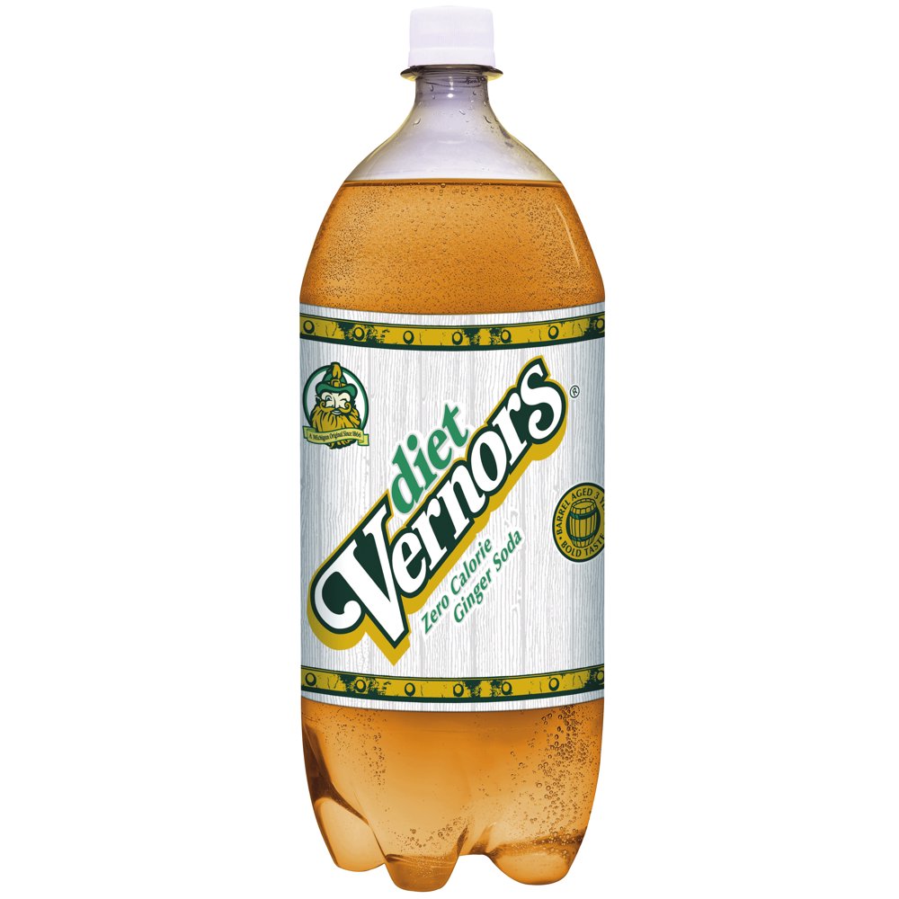 Diet Vernors CaffeineFree The Original Ginger Soda, 2 L