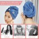 thumbnail image 4 of 3 piezas de Toallas para Secar el Cabello Toalla de Microfibra Absorbente para el Cabello con Botón Toallas Turbante Gorro Toalla de Baño para Cabello de Secado Rápido (B), 4 of 5