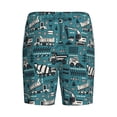thumbnail image 4 of Yiaed Modern Excavator for Men's Soft Sleep Pajama Short Lounging Pajama Shorts-Small, 4 of 8
