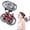 Grey, variant on Electric Handheld Rolling Massager, Deep Percussive Massage for Muscle Soreness & Knots, Improves Blood Circulation for Back, Shoulders, Legs (Black)