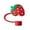 Strawberry, variant on 1 Pcs Straw Covers Cap for Cup, Silicone Fruit Straw Topper for 30&40 Oz Tumbler, Cute Straw Caps in Various Shapes Mother's Day Gifts for Women Girls Drinking Caps for 10 mm Tips-Cherry