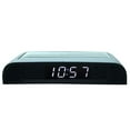 thumbnail image 1 of Car Digital Solar Clock Car Thermometer Dashboard Clock Abs Black Solar Powered Accessories For Vehicles White, 1 of 5