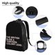 thumbnail image 4 of Los británicos volaron una colonia de 13 plomo mochila escolar ligera mochila para portátil mochila para estudiantes de secundaria y universitarios, 4 of 5