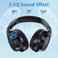 thumbnail image 5 of Audífonos Inalambricos Bluetooth Diadema Con Micrófono Negro, 5 of 5