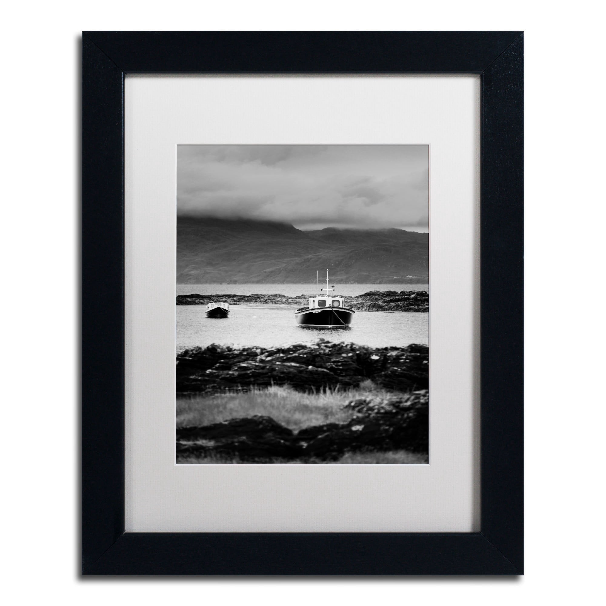 Trademark Fine Art "Two of Us" Canvas Art by Philippe Sainte-Laudy, White Matte, Black Frame