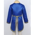 thumbnail image 6 of Kaerm Boys Halloween Prince Beast Costume Lapel Tailcoat Wedding Party Tuxedo Jacket Dress up Blue 3-4, 6 of 8