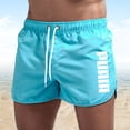 thumbnail image 1 of Bañadores deportivos para hombre, ropa de playa de lujo, pantalones cortos de secado rápido, para gimnasio y correr, novedad de verano Fivean unisex, 1 of 2