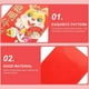 thumbnail image 3 of Red Envelope Paper Rabbit Year Money Packets for Decor 60Pcs Pack, 3 of 5