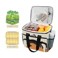 thumbnail image 2 of FORMRS Insulated Cooler Bag 24 Cans Capacity Soft Leakproof Lunch Box with Side Pockets, Sleeping Black Cat, 2 of 7