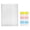 Clear-24Pcs, variant on 12/24/36 Pcs Scrapbook Paper Storage Organizer Clear Plastic Storage Organizer with Adhesive Index Tabs for Scrapbook Paper, Paper Storage Bag for Holding Paper File Postcard Photo(Clear-12Pcs,12x9")