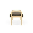 thumbnail image 3 of Amherst Wood Reception Waiting 19" 2 Seat Bench / Natural Wood / Brown, 3 of 5