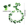 thumbnail image 3 of TFYZYY Plastic Simulation Grape Leaves Green Vines 220cm Long Decorative Faux Foliage for Home Decor, Holiday Decor, Garden Decoration, 3 of 6