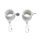 thumbnail image 2 of 4 pares de anillos de montaje Anti-Wrap-Grommet-Clip-Poste de 1 "de diámetro, 2 of 6