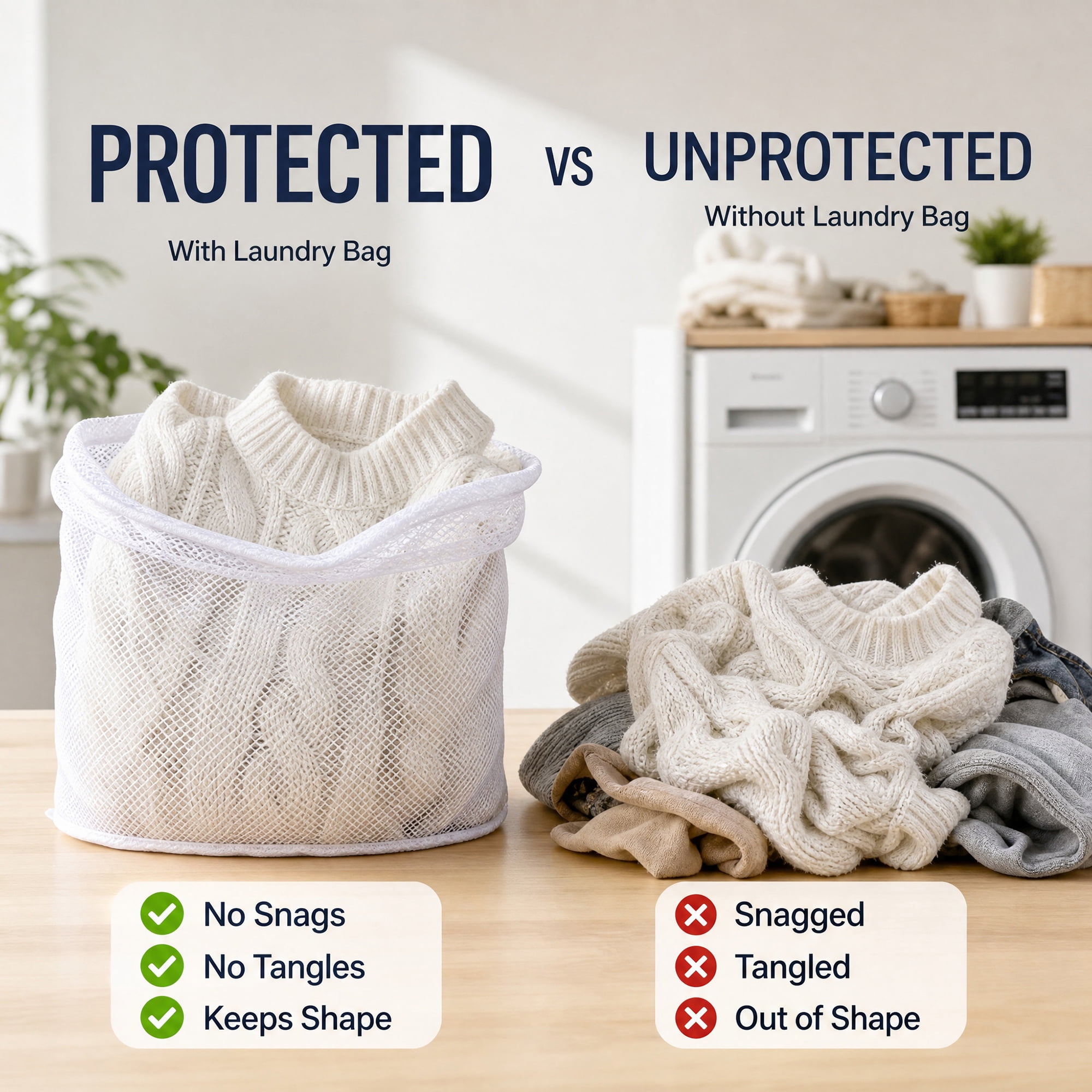 Unique Bargains 2 Pack Nylon Mesh Laundry Bags with Drawstring Closure for Socks White 15.7"x19.7"