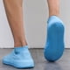 thumbnail image 5 of Inteprter Cubierta de zapatos Protector de zapatos impermeable de silicona Cubrezapatos antideslizantes resistentes al desgaste, blanco, S Paraguas de lluvia Azul L, 5 of 6