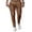 Camel, variant on Men's Slim Fit Casual Pants, Elastic Waist Drawstring Solid Color Business Trousers for Office, Travel and Formal Casual,Camel,L