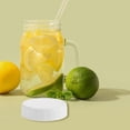 thumbnail image 2 of EIGTHTAIL 10 Pcs Mason Jar Plastic Lid Wide Mouth Mason Jar Lids Mason Jar Kitchen Lids Canning Lids Regular, 2 of 6