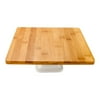 Hamptons Collection Serving Stand in Porcelain and Bamboo 10 inches 1 count box