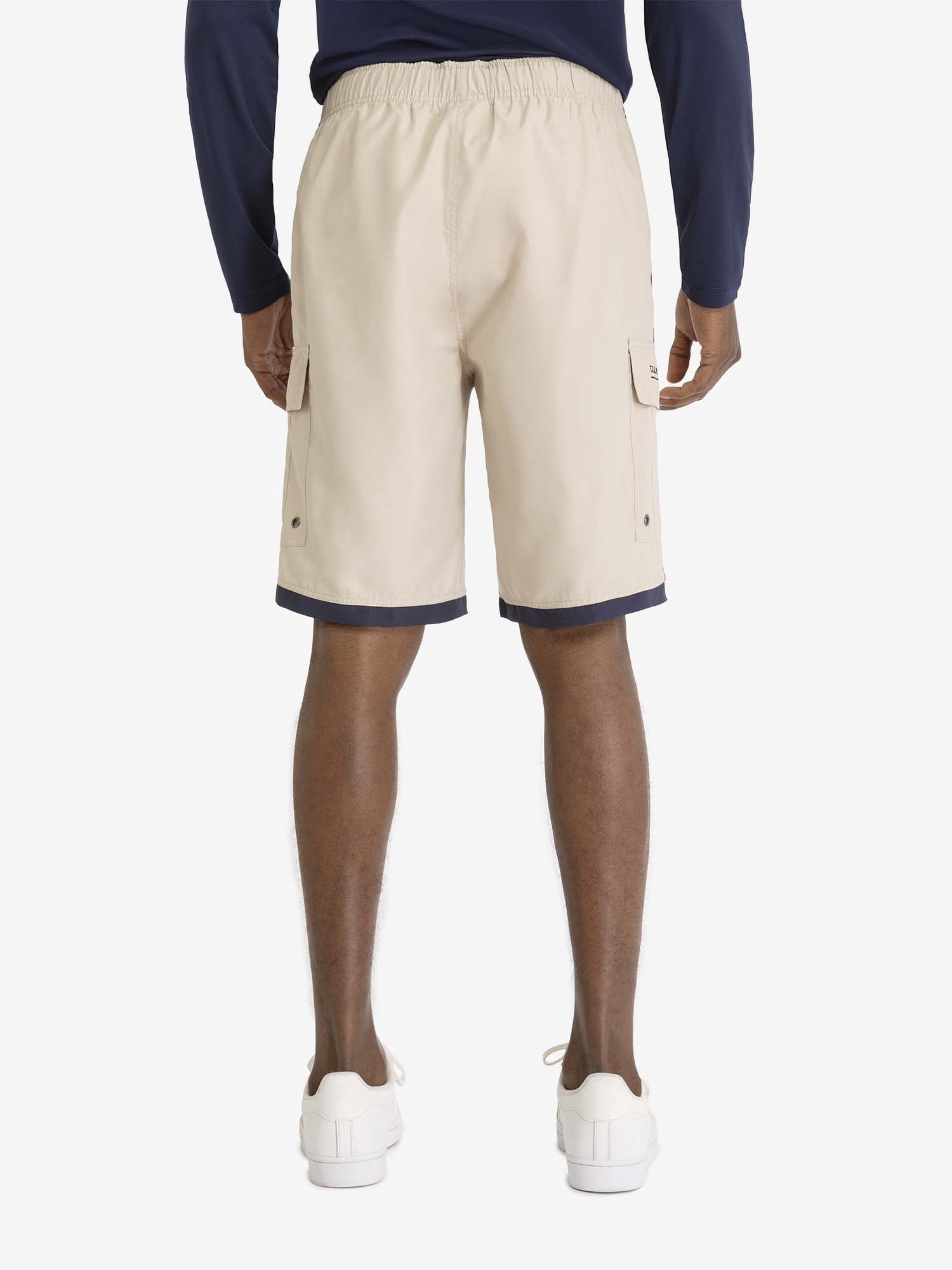 U.S. Polo Assn. Men's & Big Men's Logo Cargo Swim Trunks with UPF50+, 10" Inseam, Sizes S-3XL