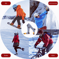 thumbnail image 5 of Heated Socks for Men Women, YITUMU 4000mAh Rechargeable Electric Heating Socks Warm Winter Thermal Socks Foot Warmer for Outdoor Riding Camping Hiking Skiing, Gray(4 Heating Settings), 5 of 12