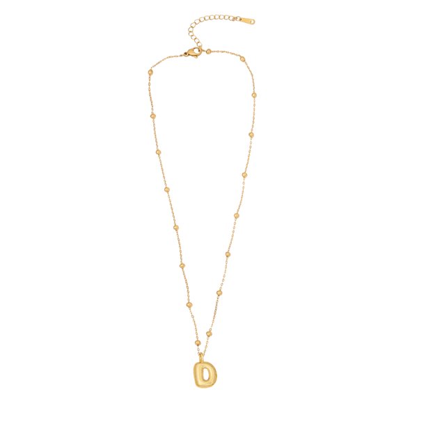 Collar Con Letras De Burbuja Collar Con Iniciales Doradas Para Mujeres Y Niñas Collar Con Colgante De Oro Collares Con Letras Joyas Regalo Regalo Para El Día De La Madre