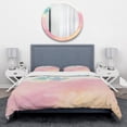 thumbnail image 2 of Designart 'Pink Dream' Geometric Duvet Cover Set, 2 of 4