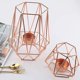 thumbnail image 3 of 2 piezas de Metal en forma de geométrico diseño té luz votiva candelabros, hierro hueco candelabros para la decoración del hogar de la boda, Sunnimix porta vela, 3 of 8