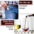 thumbnail image 5 of PinesC Silver Wine Pourer, 50 Pieces Wine Pourer and Stopper Thin and Reusable DStop Wine Pourer Spout for Wine Beverage Beer Liquid Dispenser, 5 of 5