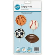 Lollipop Mold-Sports 4 Cavity (4 Designs)