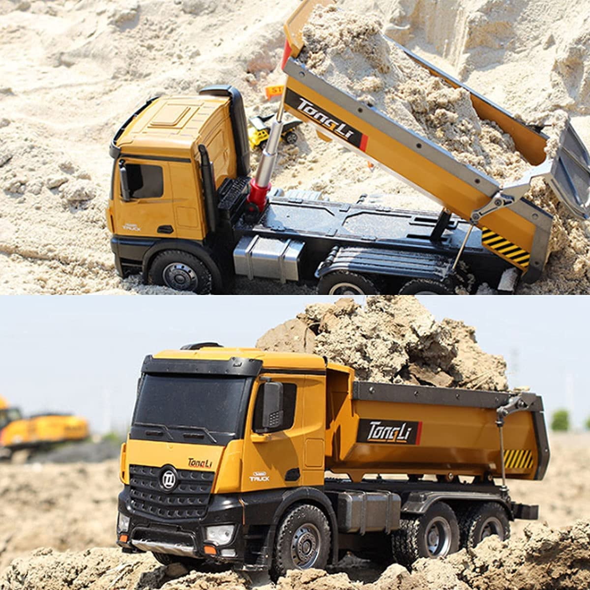 Huina 1573 dump truck discount