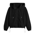 thumbnail image 4 of Dpjklzsn Men's Waterproof Hooded Windbreaker Jacket, Full Zip Long Sleeve Casual Outdoor Coat with Zipper Pockets, 4 of 9