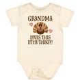thumbnail image 3 of Inktastic Thanksgiving Grandma Little Turkey Boys or Girls Baby Bodysuit, 3 of 5