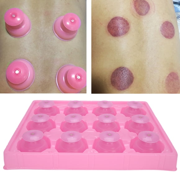Masaje 12 Uds Juego De Ventosas De Silicona Masaje Al Vacío Ventosas Terapia De Ventosas De Acupuntura