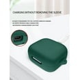 thumbnail image 4 of Silicone Cover Case for Soundcore P30i, Protective Earbuds Sleeve with Carabiner Headphone Case All-Round Protection for Soundcore P30i, Drop-Proof and Dustproof Earphone Accessories, 4 of 8