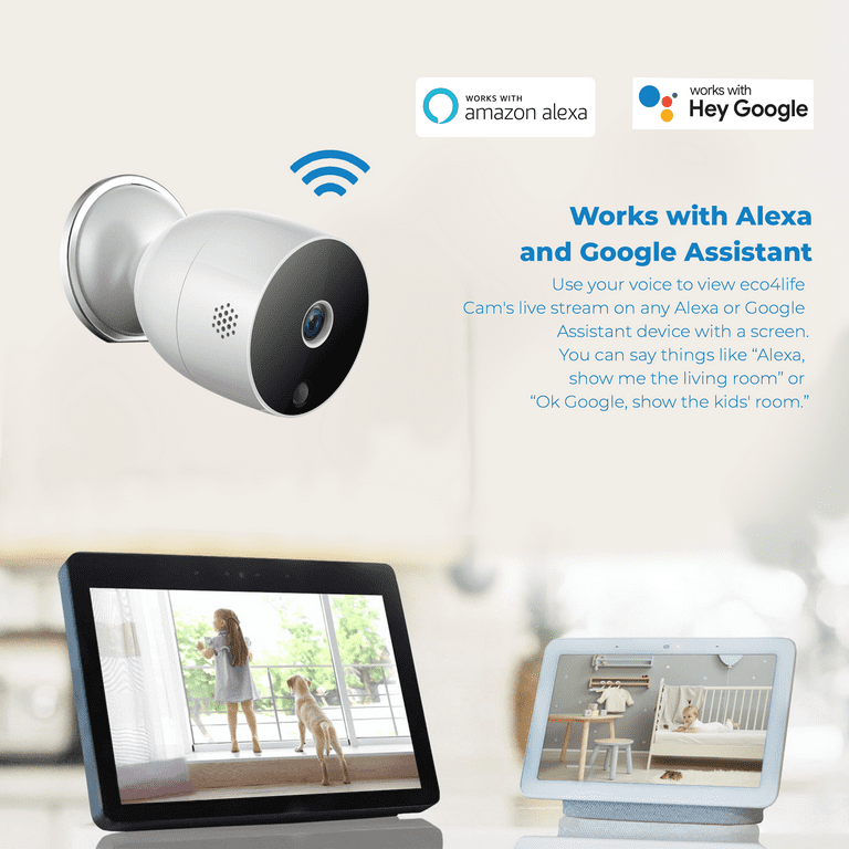 Free Shipping! eco4life Wi-Fi Wire-Free HD Outdoor 1080P IP Camera