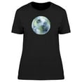 thumbnail image 1 of Watercolor Drawing Of Earth Tee Women's -Image by Shutterstock, 1 of 2