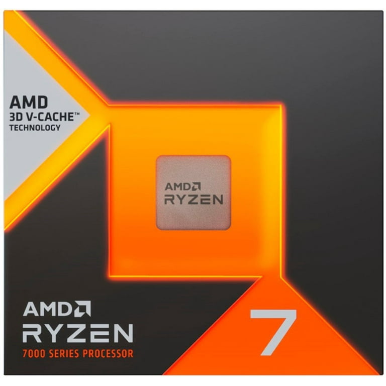 AMD Ryzen 7 7800X3D - Ryzen 7 7000 Series 8-Core Socket AM5 120W AMD Radeon  Graphics Desktop Processor - 100-100000910WOF