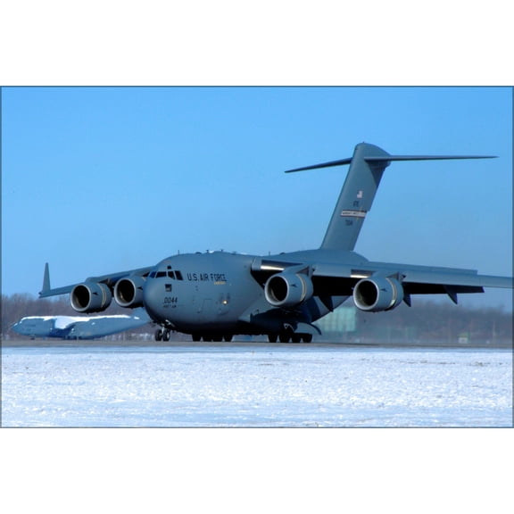 History Galore C-17 Globemaster III 445th airlift wing 24" x 36" Poster