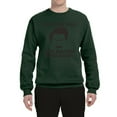 thumbnail image 2 of Parks and Recreations Give Me All The Bacon and Eggs Pop Unisex Crewneck Graphic Sweatshirt, Forest Green, X-Large, 2 of 3