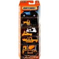 thumbnail image 1 of Vehículos de juguete Matchbox Construction Crew, paquete de 5 unidades, escala 1:64, 1 of 1