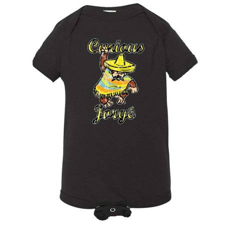 

PleaseMeTees™ Baby Curious Jorge George Funny Mexican Sombrero HQ Jumper