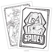 Marvel Spider-Man 5 in 1 Coloring and Activity Book - Color By Number, Tracing, Stickers, and More