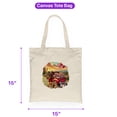 thumbnail image 5 of Be My Valentine's Belgian Malinois Truck Full of Love Flower Balloon Canvas Tote Bag Sheepdog Dog Lover Gifts Reusable Shopping Grocery Bag - 02029, 5 of 5