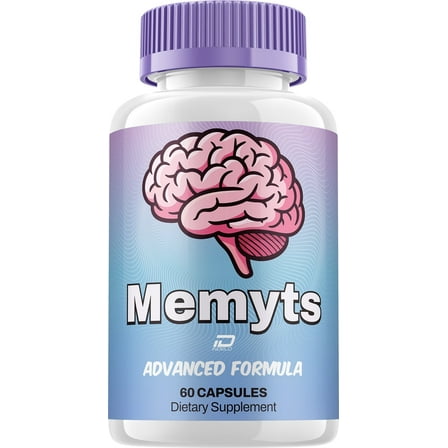 Memyts Supplement Capsules – Memyts Natural Blend Memory Focus Pills, 1 Pack, 60 Capsules