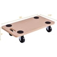 thumbnail image 4 of GCCP Furniture Dolly Brown Black 23x11.5 Inch Heavy Duty 500 Lbs For Piano Couch Fridge Moving, 4 of 8
