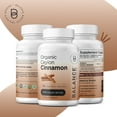 thumbnail image 4 of Organic Ceylon Cinnamon 1200mg Supplement - 120 Veg Capsules - Supports Glucose Metabolism, Blood Circulation Support, Brain and Joint Function - No Filler Pills by Balance Breens, 4 of 9