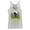 White Heather, variant on Women's Jurassic World Easter T-Rex Eggnormous  Racerback Tank Top White Heather Small