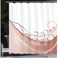 thumbnail image 3 of Ambesonne Spring Shower Curtain, Floral Arrangement Branches, 69"Wx75"L, Dried Rose, 3 of 4